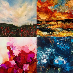 Four artworks by Katy Hands